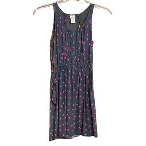 3/$15 Mossimo Supply Co. Pink & Grey Polkadot Mini Dress